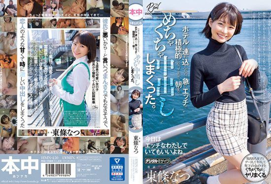 [HMN-450] I Invited a cute girl from staff on a Date as a Long Shot, and she Laughed and Said OK. A supposed Day Date, But When I Brought Her to the Hotel, Suddenly She Became Aggressively Horny. Natsu Tojo