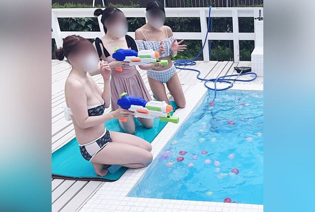 [FC2-PPV-4597499] ☆Completely original☆ [Fan exclusive] The latest real summer virgin pool orgy. The next participant might just be you after watching this.